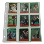 Complete Signed Full Set of 1982 Donruss PGA Tour Pro Set Cards - Nicklaus Rookie JSA ALOA