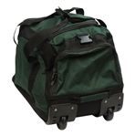 Masters Tournament Logo Large Green Roller Duffel Bag - Used