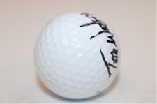 Tom Watson Signed Masters Logo Golf Ball JSA ALOA