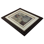 Vintage Child Golfer Print - Framed