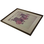 Keller Woman Golfing Print - Framed