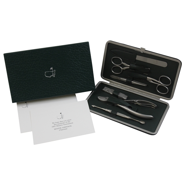 2001 Augusta National GC Masters Tournament Gift - Grooming Kit in Original Box w/Card