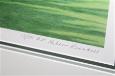 Ray Floyd Signed Ltd Ed #13/50 'The 11th at Augusta' Helen Rundell AP Print