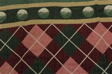 Scottish Golfer Themed Throw Blanket - Brad Bryant Collection