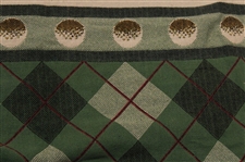 Scottish Golfer Themed Throw Blanket - Brad Bryant Collection