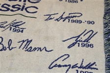 Brad Bryant's 1997 Disney Classic Champions Throw Blanket - Up to Tiger 96 Win