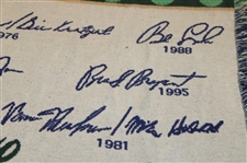 Brad Bryant's 1997 Disney Classic Champions Throw Blanket - Up to Tiger 96 Win