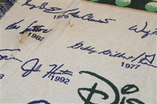 Brad Bryant's 1997 Disney Classic Champions Throw Blanket - Up to Tiger 96 Win