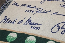 Brad Bryant's 1997 Disney Classic Champions Throw Blanket - Up to Tiger 96 Win