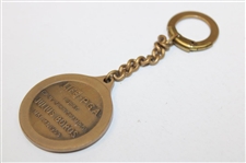 1953 2nd Annual National Golf Day Medal w/Chain - Julius Boros