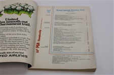 1976 PGA Championship at Congressional Country Club Program - Dave Stockton Winner