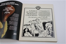 1977 PGA Championship at Pebble Beach Program - Lanny Wadkins Winner