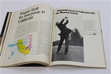 1977 PGA Championship at Pebble Beach Program - Lanny Wadkins Winner