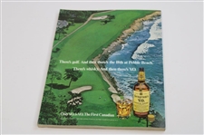 1977 PGA Championship at Pebble Beach Program - Lanny Wadkins Winner