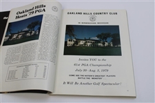 1978 PGA Championship at Oakmont Country Club Program - John Mahaffey Winner