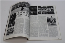 1981 Ryder Cup at Walton Heath Golf Club Program