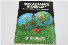 1981 Ryder Cup at Walton Heath Golf Club Program