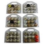 Six (6) Dozen Various Logo, Course & Player Logo Golf Balls - World Golf Hall of Fame Collection