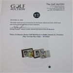 Three (3) Dozen Classic Golf Ball Boxes w/Balls (Snead x2, Trevino) Plus Trevino Box Only - WGHoF