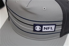 Six (6) Various Official CBS Sports Media Issued NFL Hats - Unworn