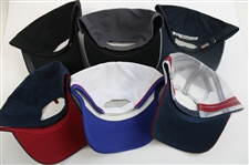 Six (6) Various Official CBS Sports Media Issued NFL Hats - Unworn