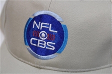 Six (6) Various Official CBS Sports Media Issued NFL Hats - Unworn