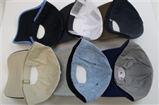 Six (6) Various Official CBS Sports Media Issued NFL Hats - Unworn
