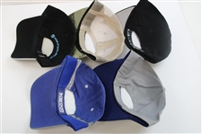 Five (5) Various Official CBS Sports Media Issued NFL Hats - Unworn
