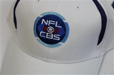 Five (5) Various Official CBS Sports Media Issued NFL Hats - Unworn