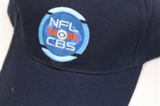 Five (5) Various Official CBS Sports Media Issued NFL Hats - Unworn