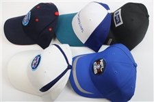 Five (5) Various Official CBS Sports Media Issued NFL Hats - Unworn
