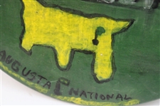 Augusta National Logo & Clubhouse Hand Painted Ceramic Tray/Bowl