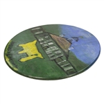 Augusta National Logo & Clubhouse Hand Painted Ceramic Tray/Bowl