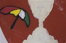 Arnold Palmer Umbrella/Masters Clubhouse/Claret Jug/Ryder Cup Trophy Hand Painted Ceramic Plate/Tray