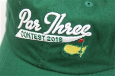 Four (4) 2018 Masters Tournament Various Dated, Par-3 & Large Logo Hats