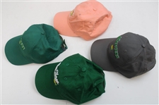 Four (4) 2018 Masters Tournament Various Dated, Par-3 & Large Logo Hats