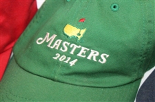 Eleven (11) 2014 Masters Tournament Various Dated, Par-3 & Large Logo Hats