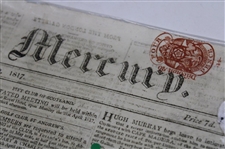 1817 Caledonian Mercury Early 19th Century Newspaper - St Andrews Golf Meeting Content