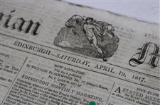 1817 Caledonian Mercury Early 19th Century Newspaper - St Andrews Golf Meeting Content