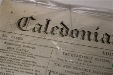 1819 Caledonian Mercury Early 19th Century Newspaper - St Andrews Gold Medal Play Announcement