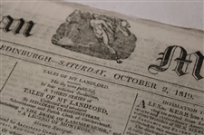 1819 Caledonian Mercury Early 19th Century Newspaper - Edinburgh Burntsfield Links Golfing Society Gold Medal Content
