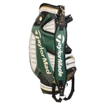 Greg Norman's Personal 2009 TaylorMade Season Opener Qantas Black/White/Green Full Size Golf Bag