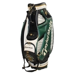 Greg Norman's Personal 2009 TaylorMade Season Opener Qantas Black/White/Green Full Size Golf Bag