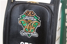 Greg Norman's Personal 2009 TaylorMade Season Opener Qantas Black/White/Green Full Size Golf Bag