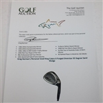 Greg Norman's Personal Used King Cobra II Forged Oversize 55 Degree Sand Wedge
