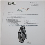 Greg Norman's Personal MacGregor Silver with Black Full Size Golf Bag