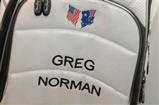 Greg Norman's Personal MacGregor 'Greg Norman' Shark Logo Qantas MacTec Full Size Golf Bag