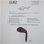 Greg Norman's Personal Used Unmarked 'G.N.' 52 Degree Wedge
