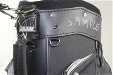 Greg Norman's Personal Shark 'Sample' Full Size Black Golf Bag