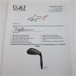 Greg Norman's Personal Used Titleist 256-12 Vokey Design 'G.N.' 57 Degree Wedge